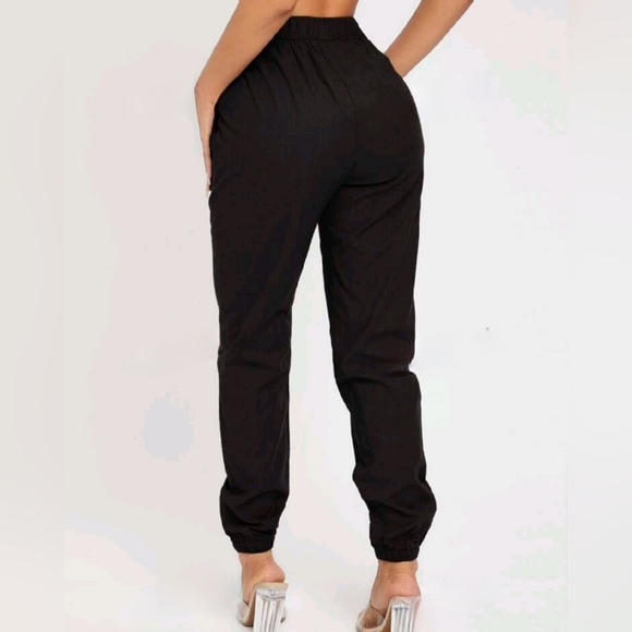 Shein Black Joggers NWT - Picture 2 of 4